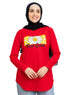 Racing Red Printed Long - Sleeve Design 13 - Khotwh
